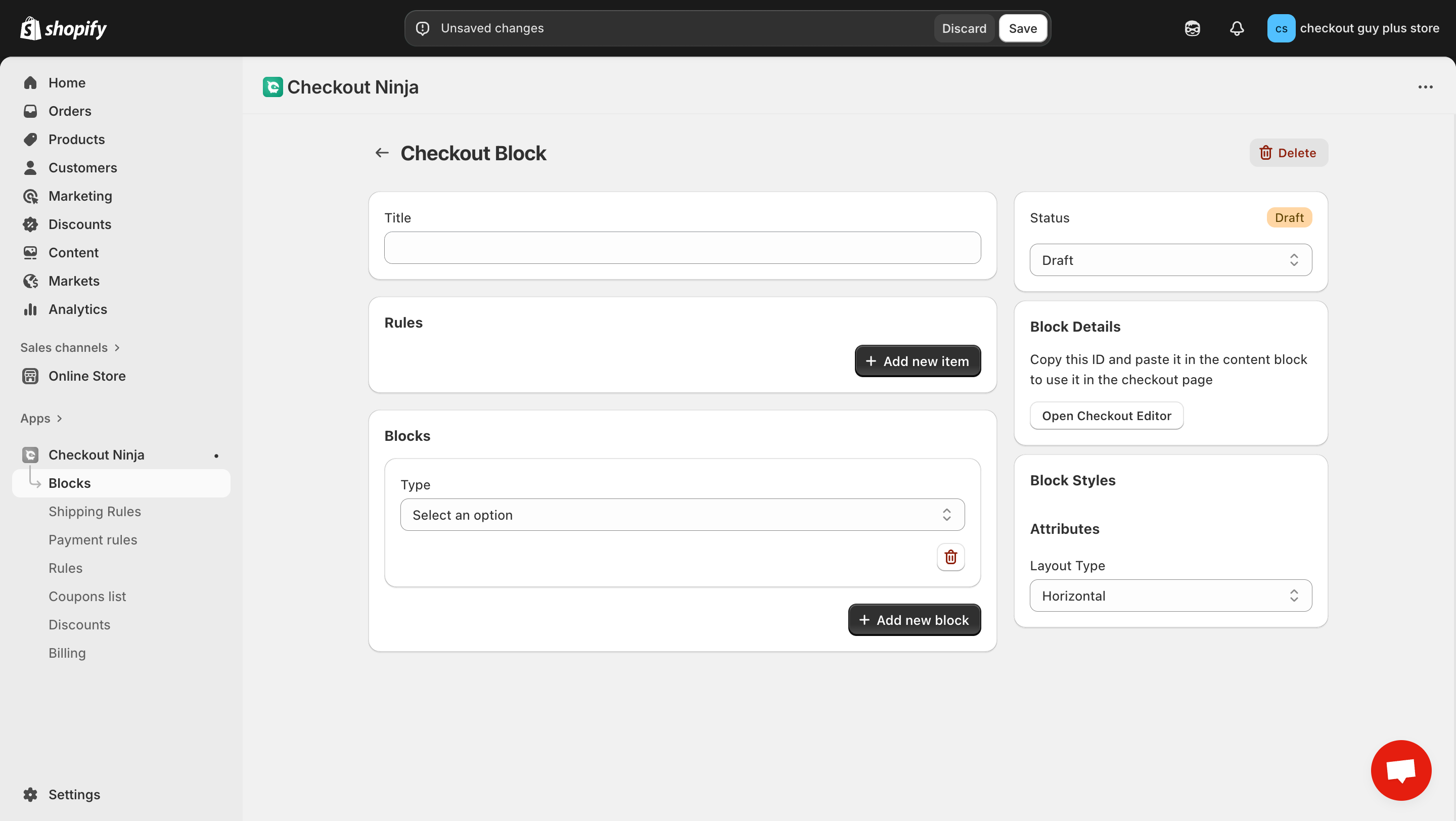 Trustpilot Block Dropdown